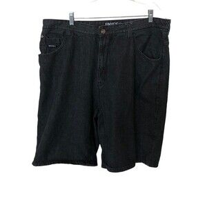 Enyce Shorts Mens Size 44  Black Denim Longer Length